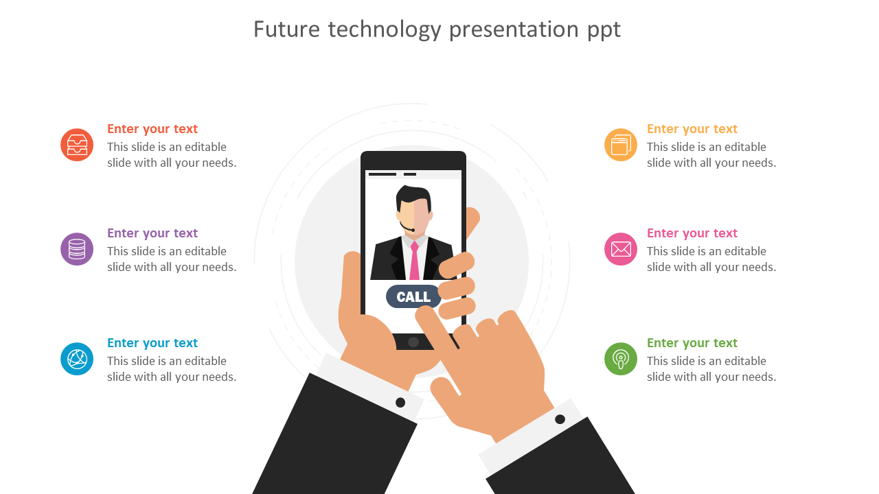 Future Technology Presentation PPT Template Slides