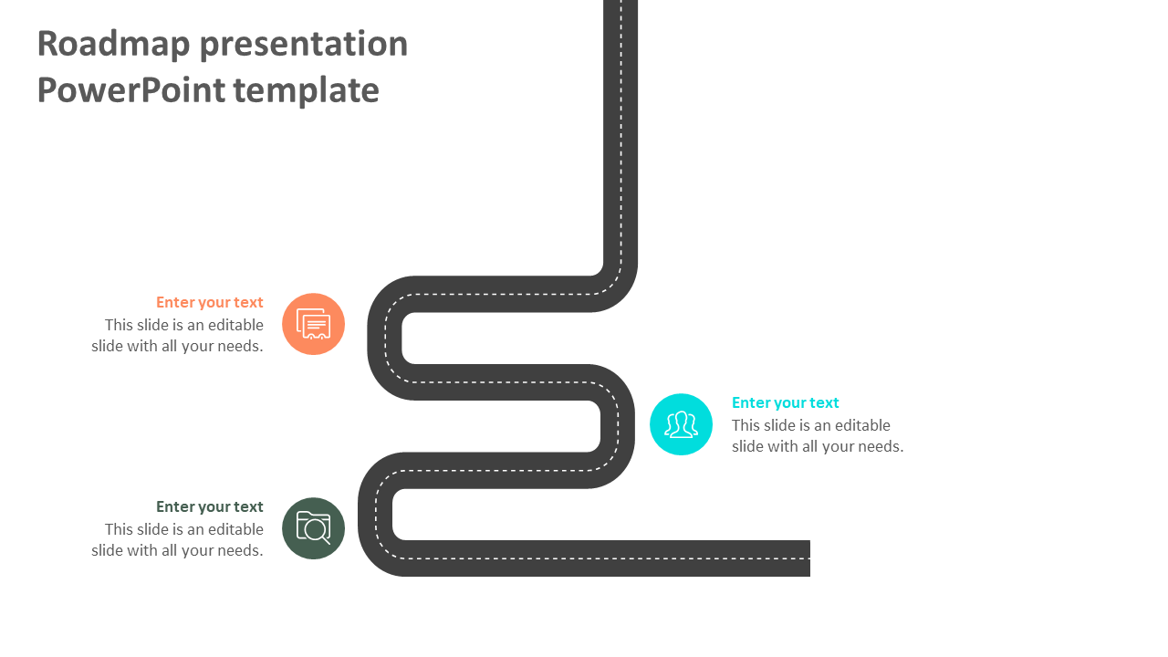 Best Roadmap Presentation PowerPoint Template Design