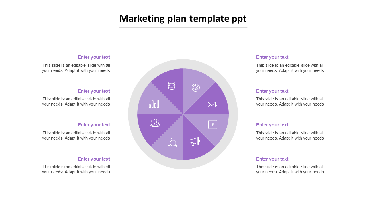 Our Predesigned Business Marketing Plan Template PPT