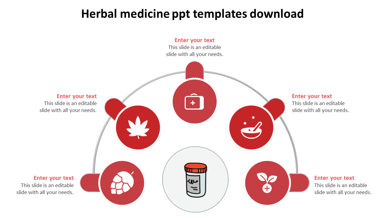 Design Herbal Medicine PPT Templates Download