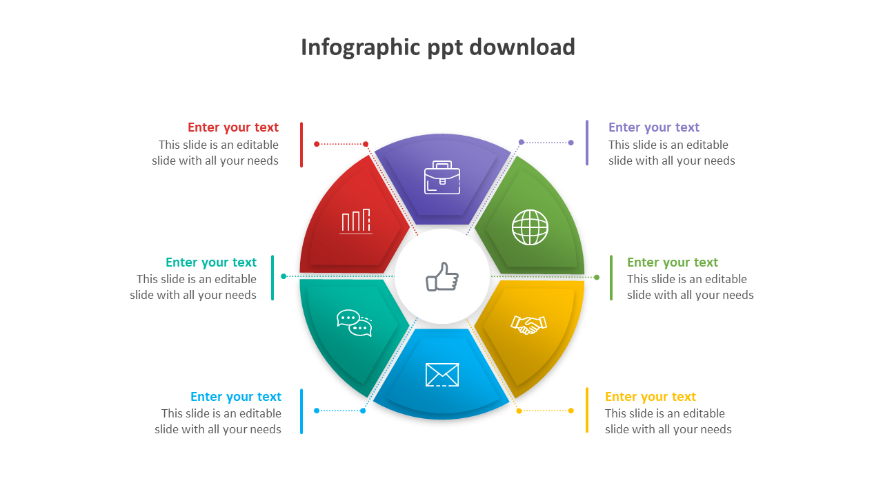 Multicolor Infographic PPT Download Slide Template