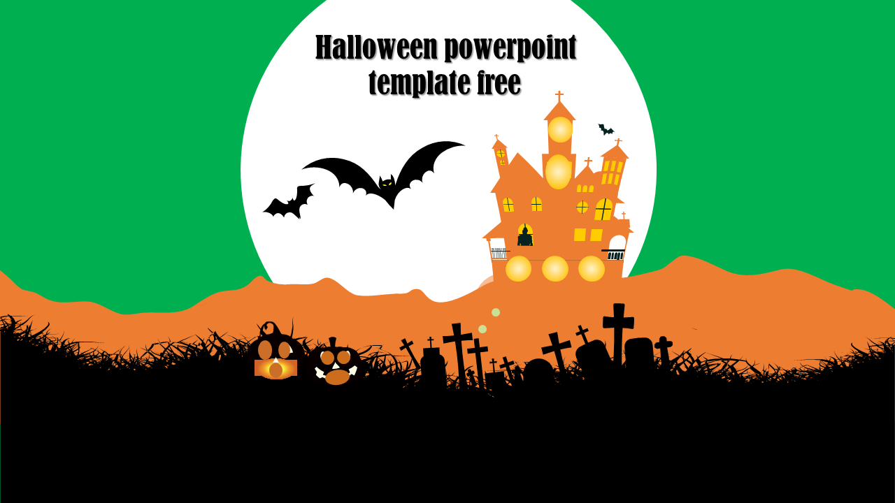 Get Halloween PowerPoint Template Free Presentation