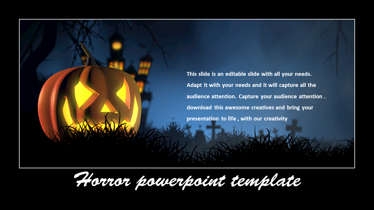 Attractive Horror PowerPoint Template Presentation