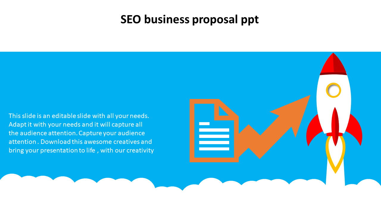 Elegant SEO Business Proposal PPT Template Designs