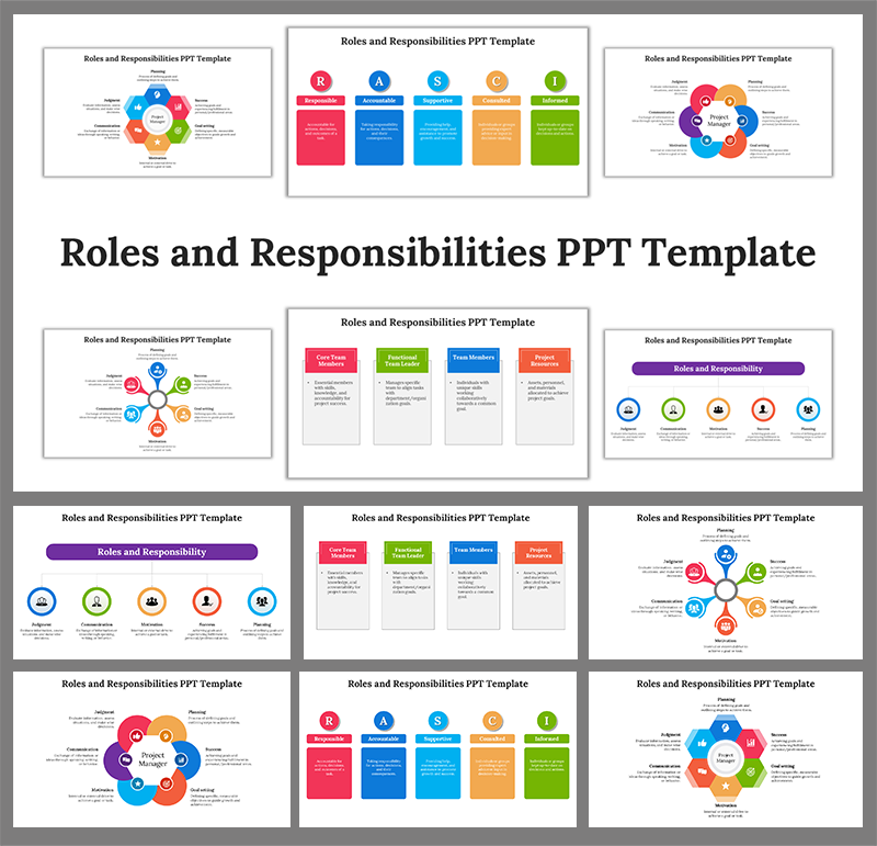 Editable Roles And Responsibilities PPT And Google Slides