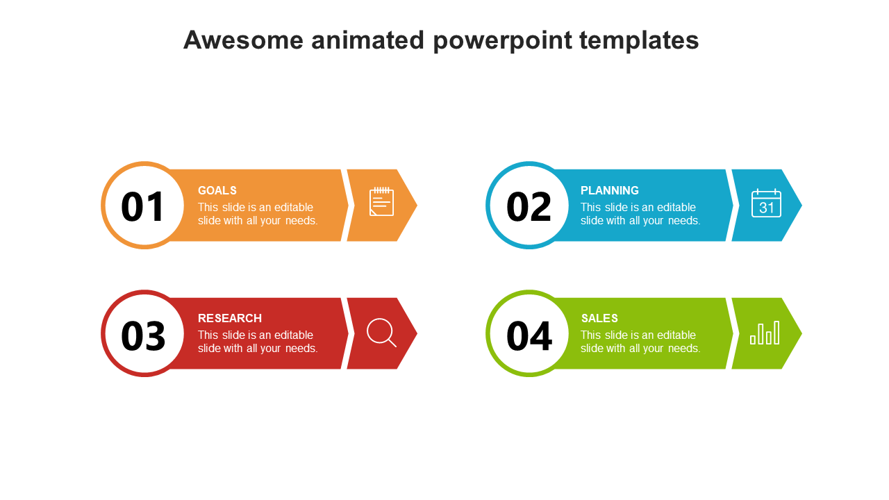 Awesome Animated PowerPoint Templates and Google Slides