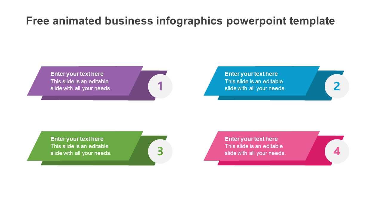 Free Animated Business Infographics PowerPoint Template