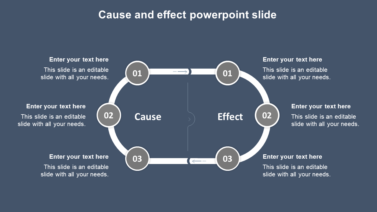 Stunning Cause and Effect PowerPoint Slide Presentation