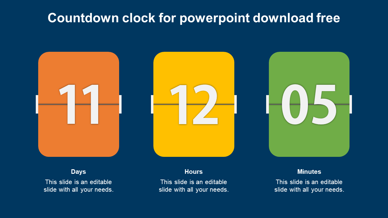 powerpoint countdown timer