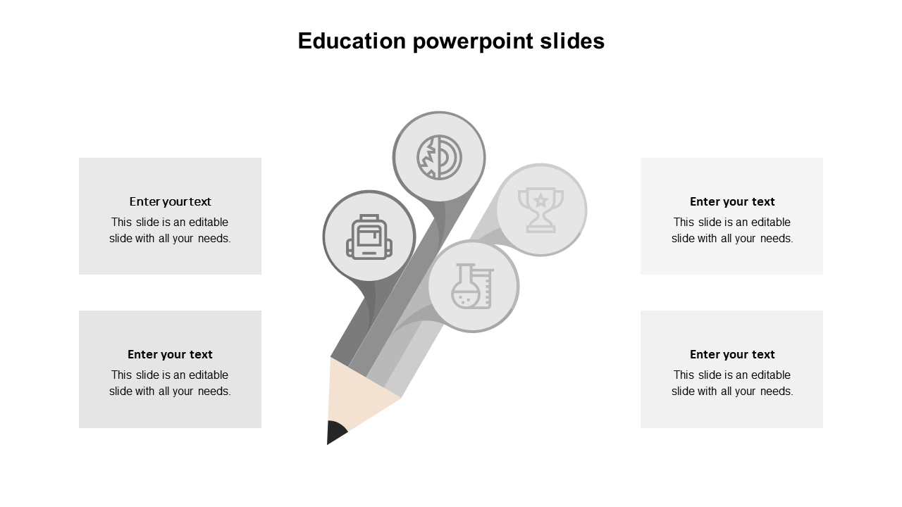 Free education powerpoint slides template