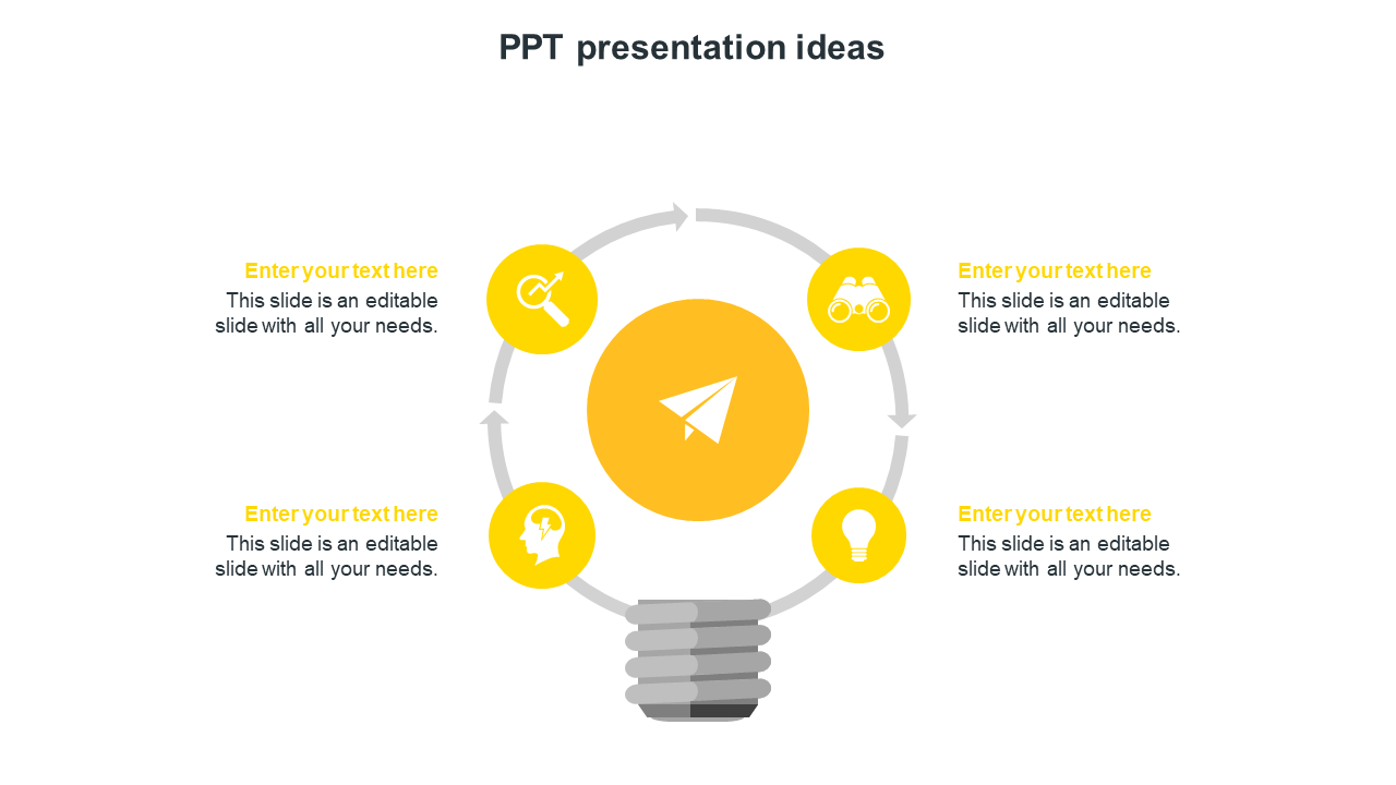 Our Predesigned PPT Presentation Ideas Design