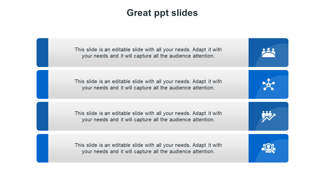 Innovative Great PPT Slides Template Presentation