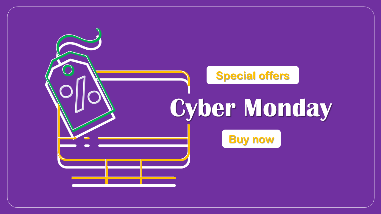 Innovative Cyber Monday PowerPoint Presentation Template