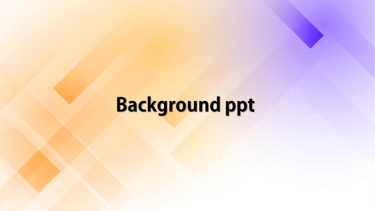 Our Predesigned Background PPT Template Presentation