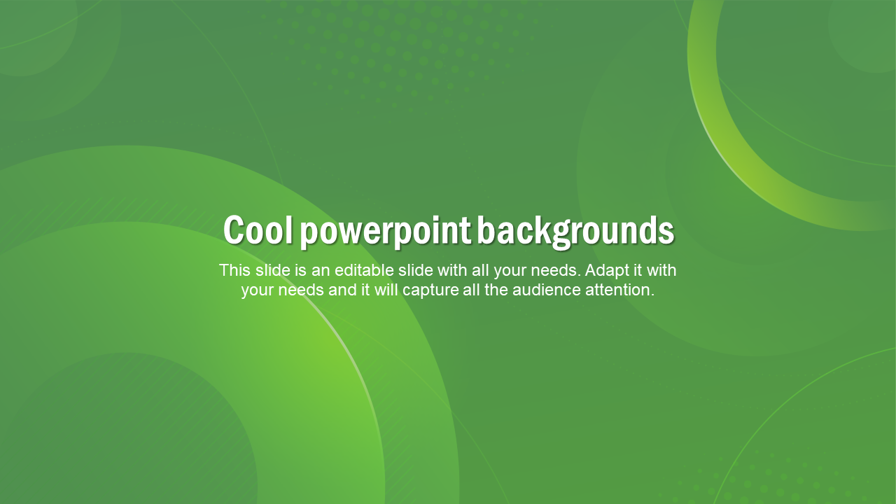 Attractive Cool PowerPoint Backgrounds Design