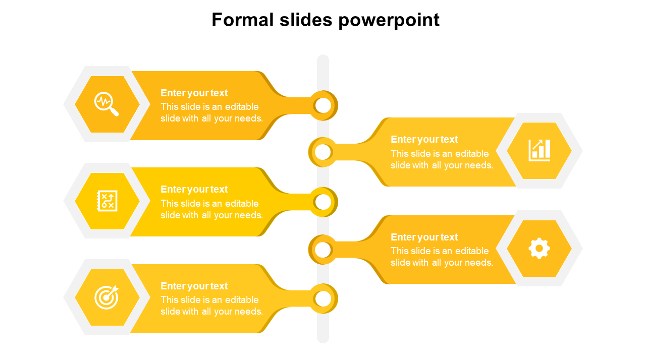 Vertical Design formal Slides PowerPoint