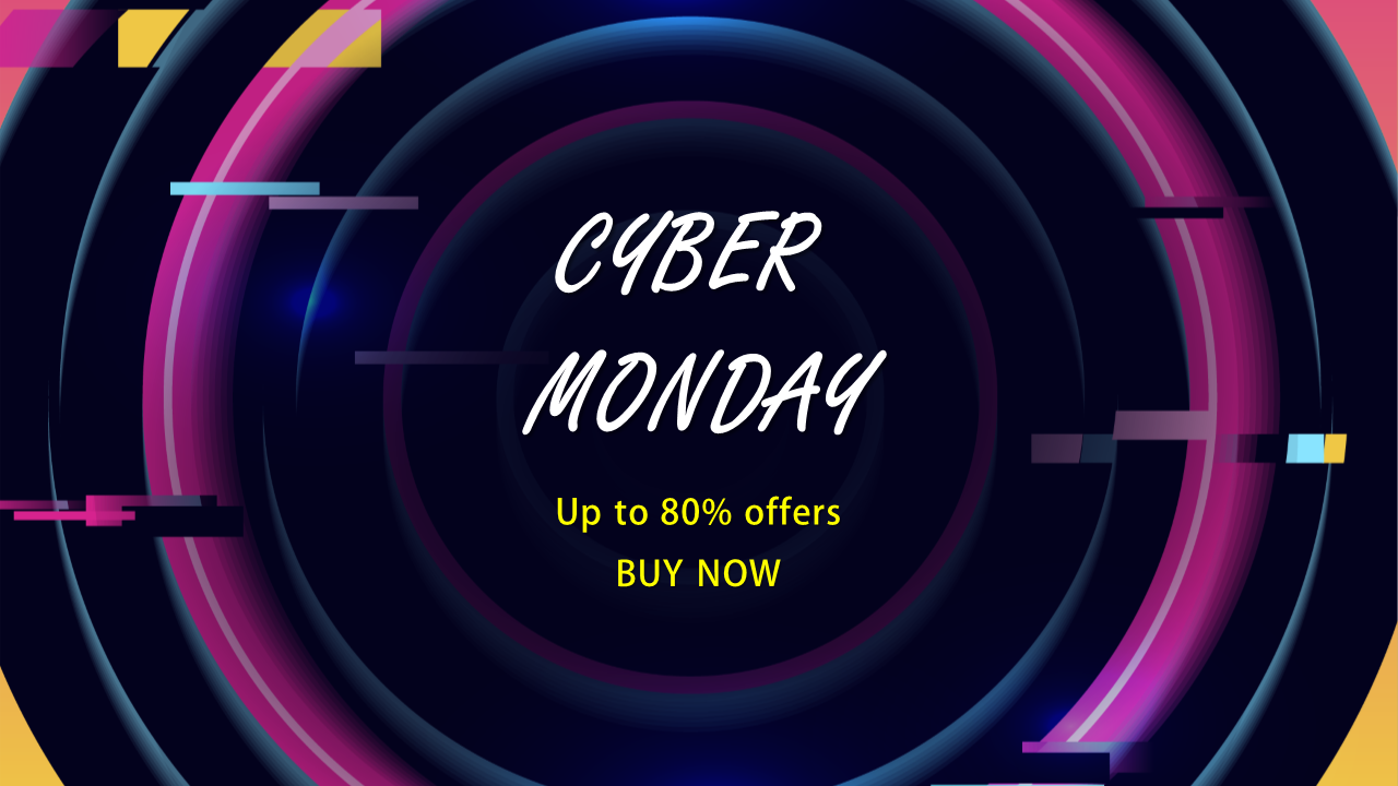 Stunning Cyber Monday PowerPoint Design Template