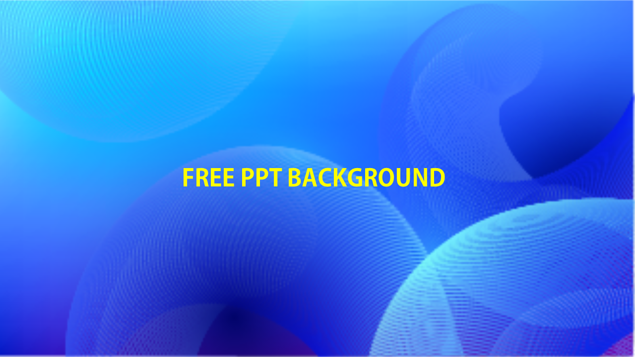 Blue abstract gradient background with circular patterns and yellow title text at the center.