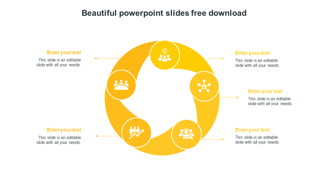 Beautiful PowerPoint Slides Free Download Model