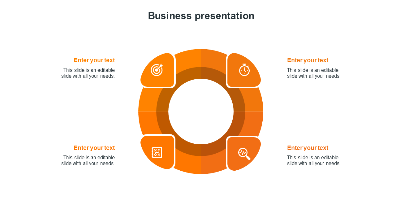 Attractive Pre-desidned Business Presentation Template