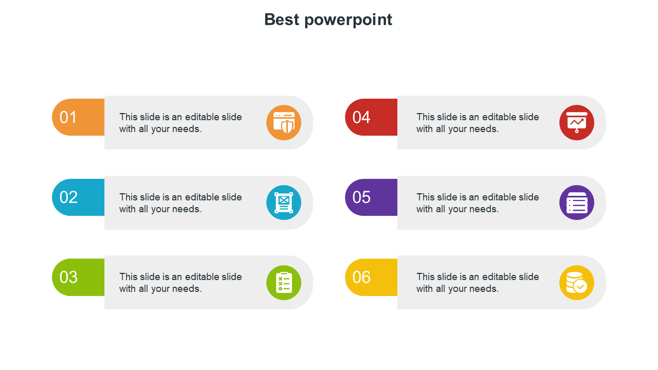 Best PowerPoint Presentation Template Slide PPT