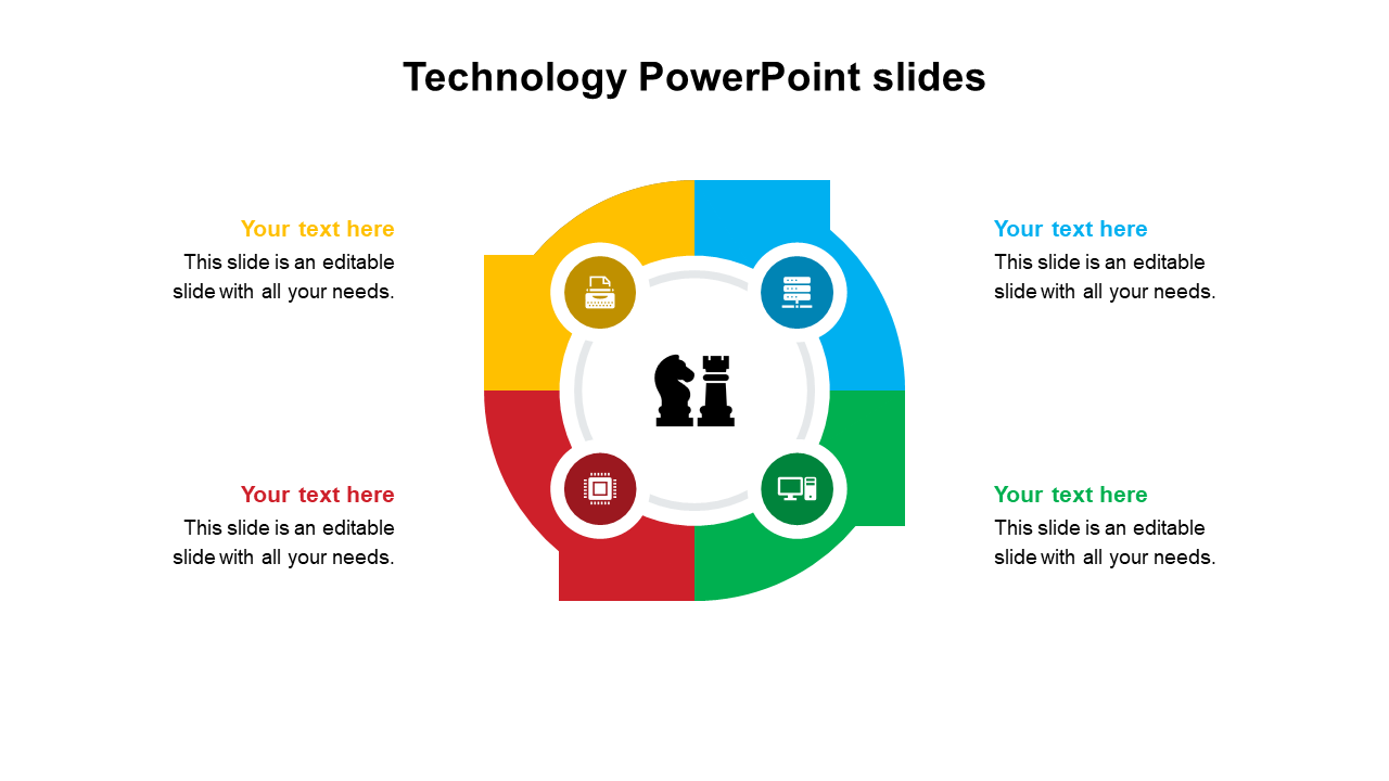 Stunning Technology PowerPoint Slides Template Design