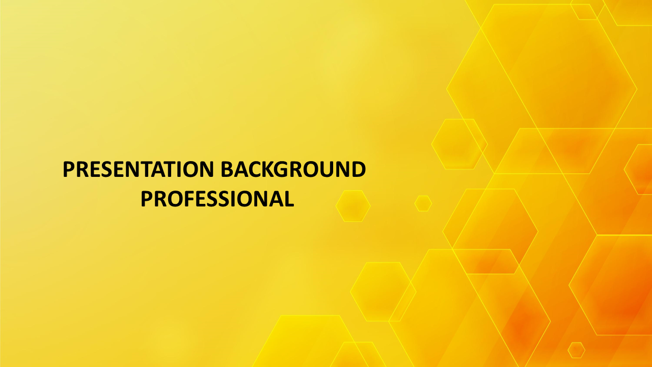 Yellow gradient background with transparent hexagonal shapes on the right side and bold black text in the center.