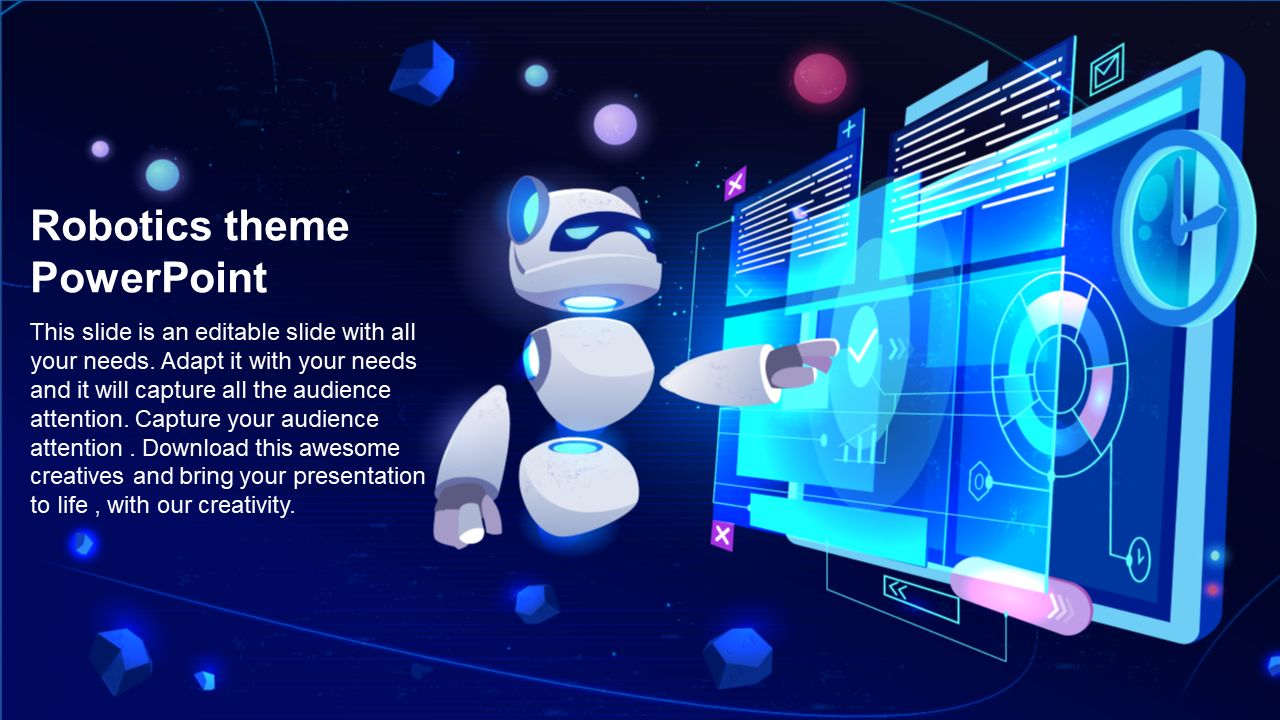 Stunning Robotics Theme PowerPoint Presentation Template