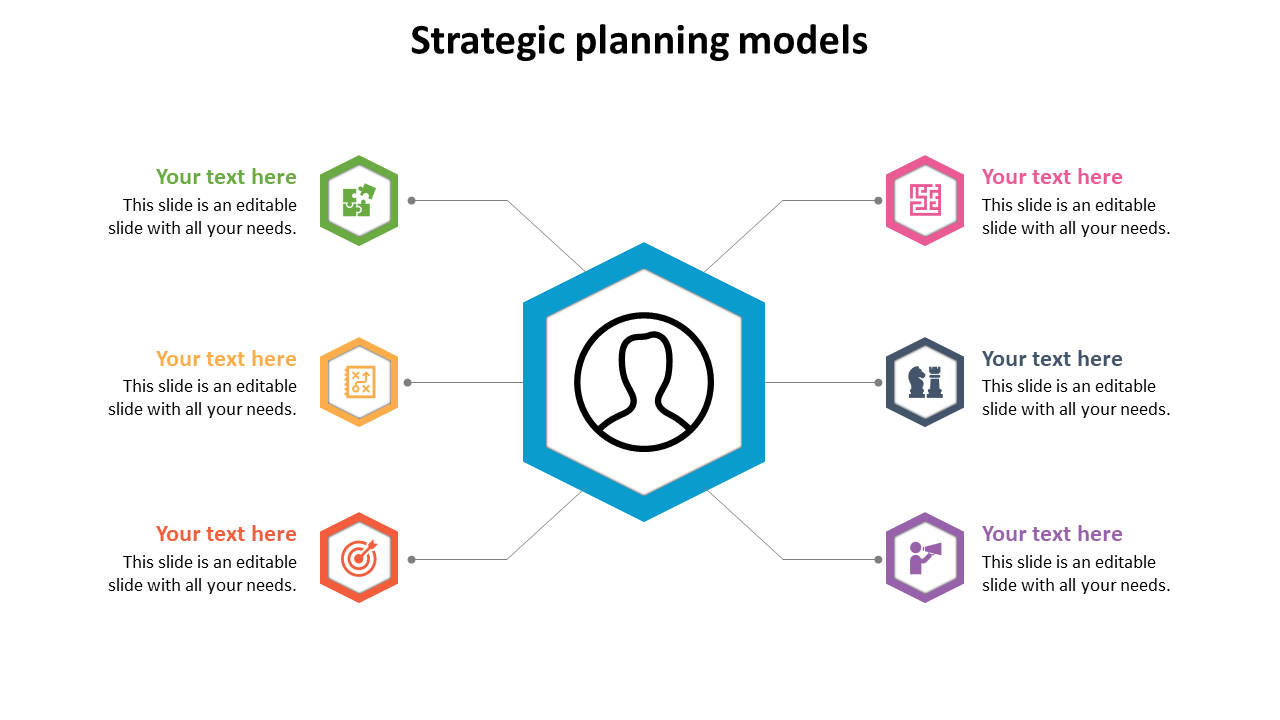 Innovative Strategic Planning Models Hexagonal Design