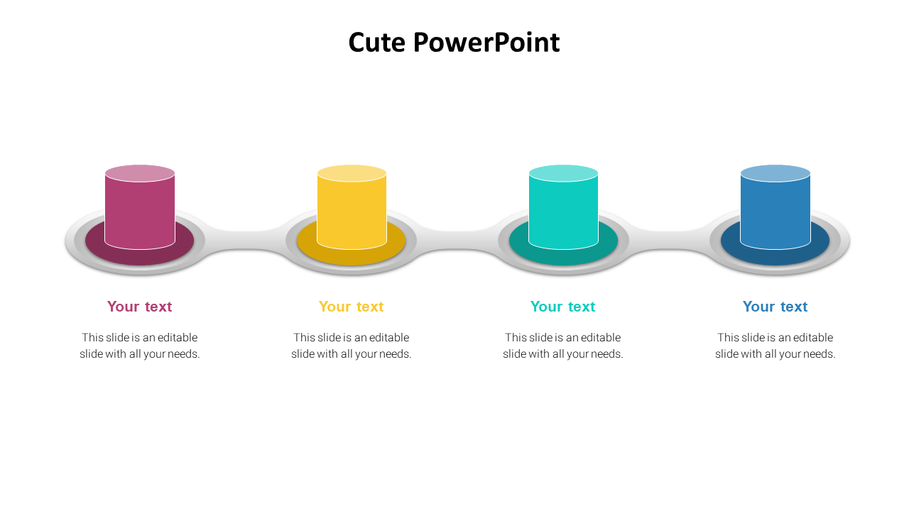 Multicolor Cute PowerPoint Presentation Template Design