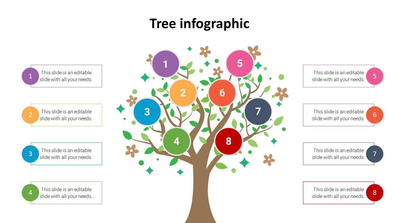 infographic tree template