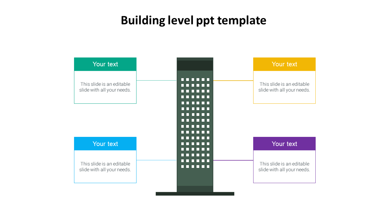 Gorgeous Building Level PPT Template Themes Design