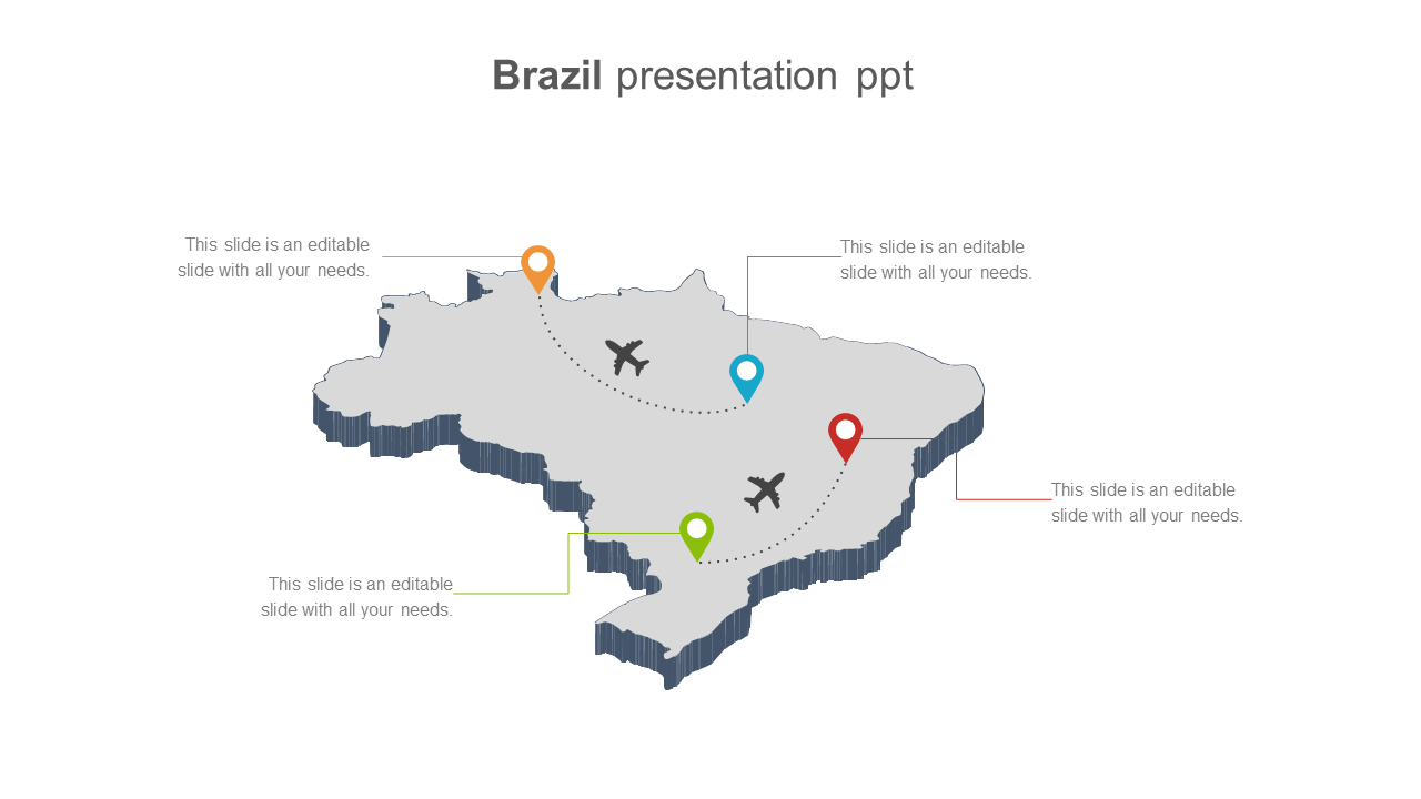 Brazil Presentation PPT Slide For Business Presentation