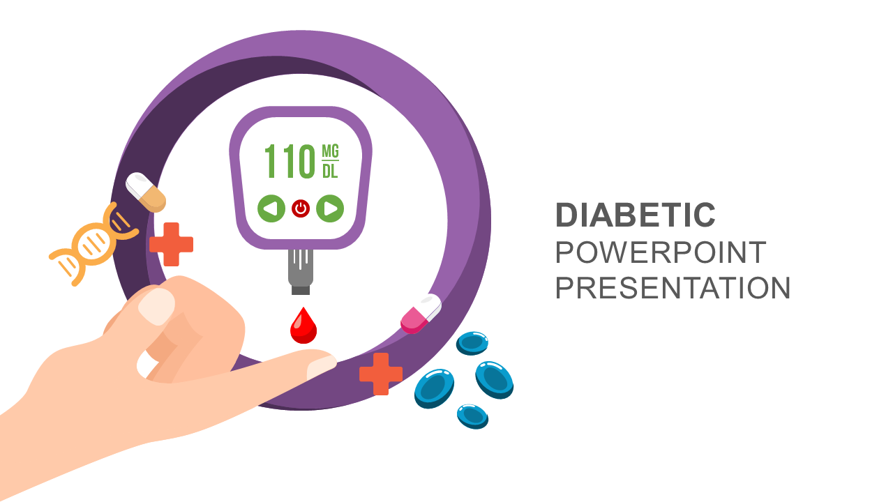 Incredible Diabetic PowerPoint Presentation Template