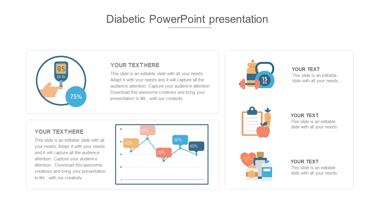 Get dazzling Diabetic Powerpoint Presentation Design