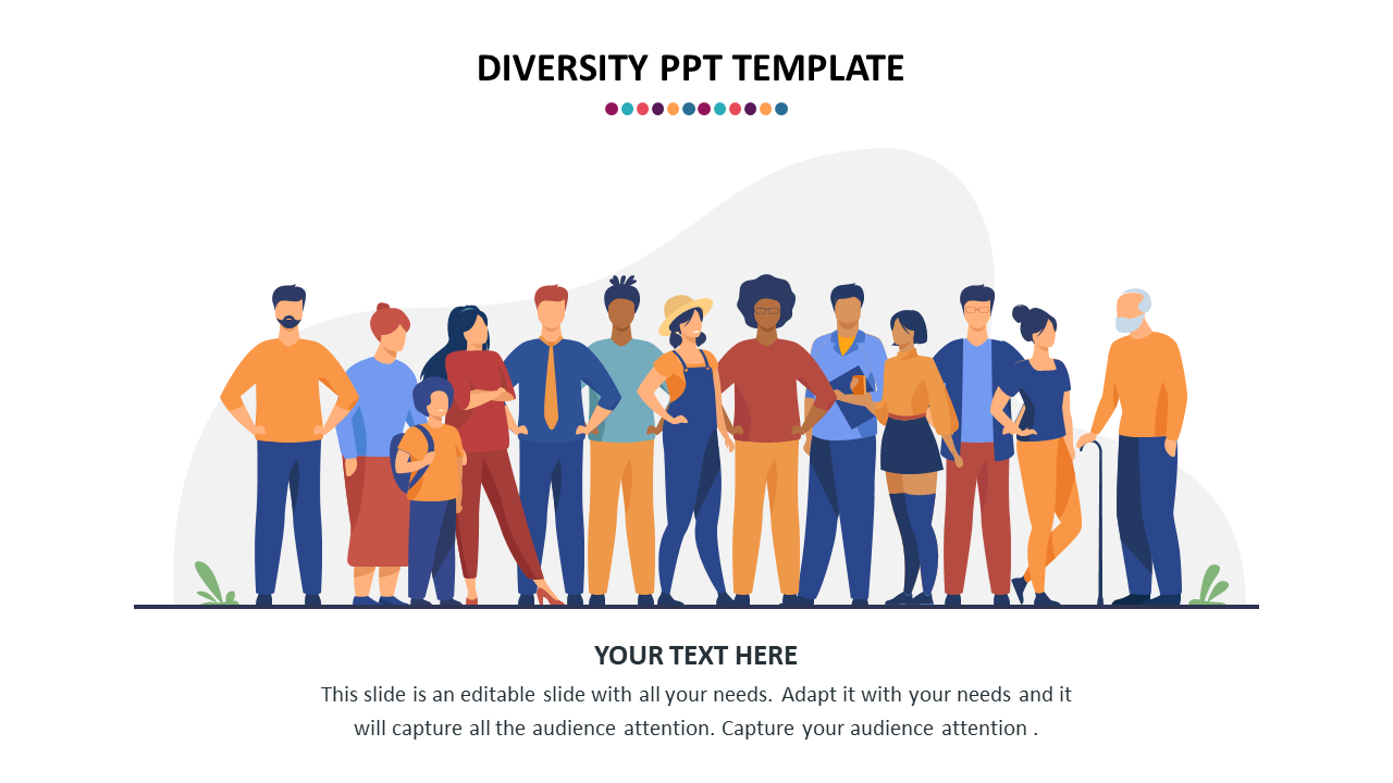 Incomparable Diversity PPT Template Presentation slides