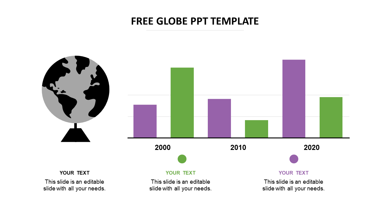 Our Topnotch Free Globe PPT Template For Presentation