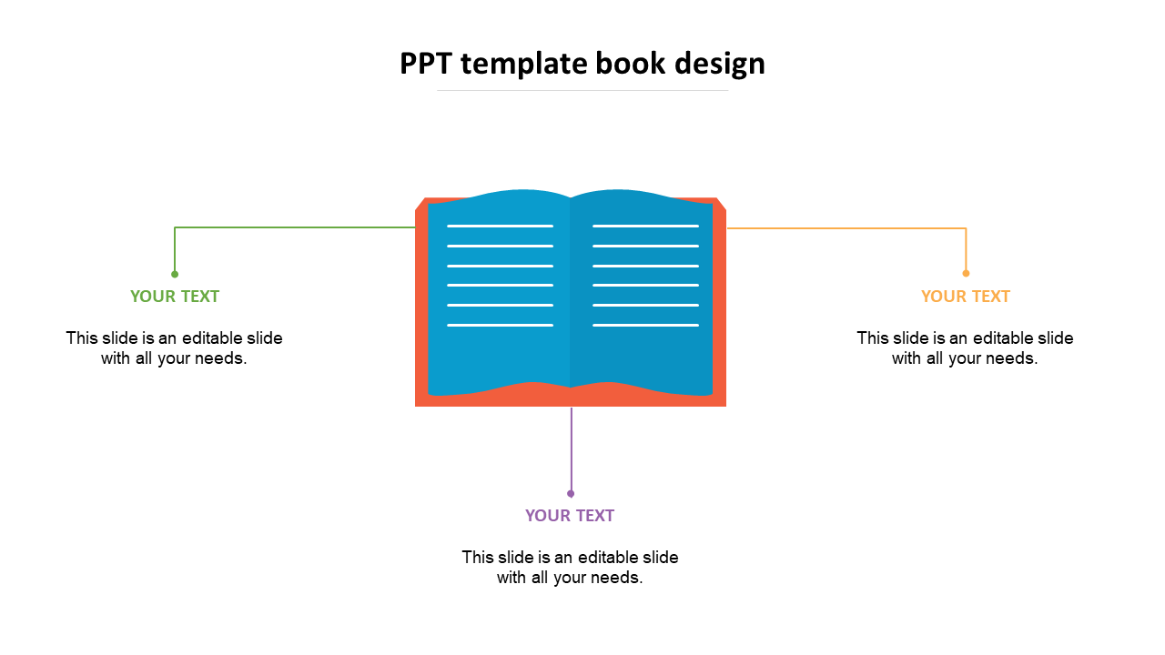 Stunning Spectacular PPT Template Book Design Slides