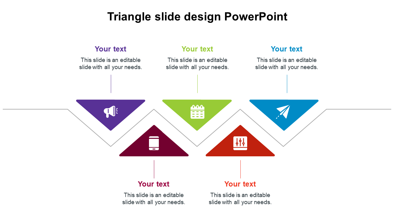 Triangle Slide Design PowerPoint Presentation