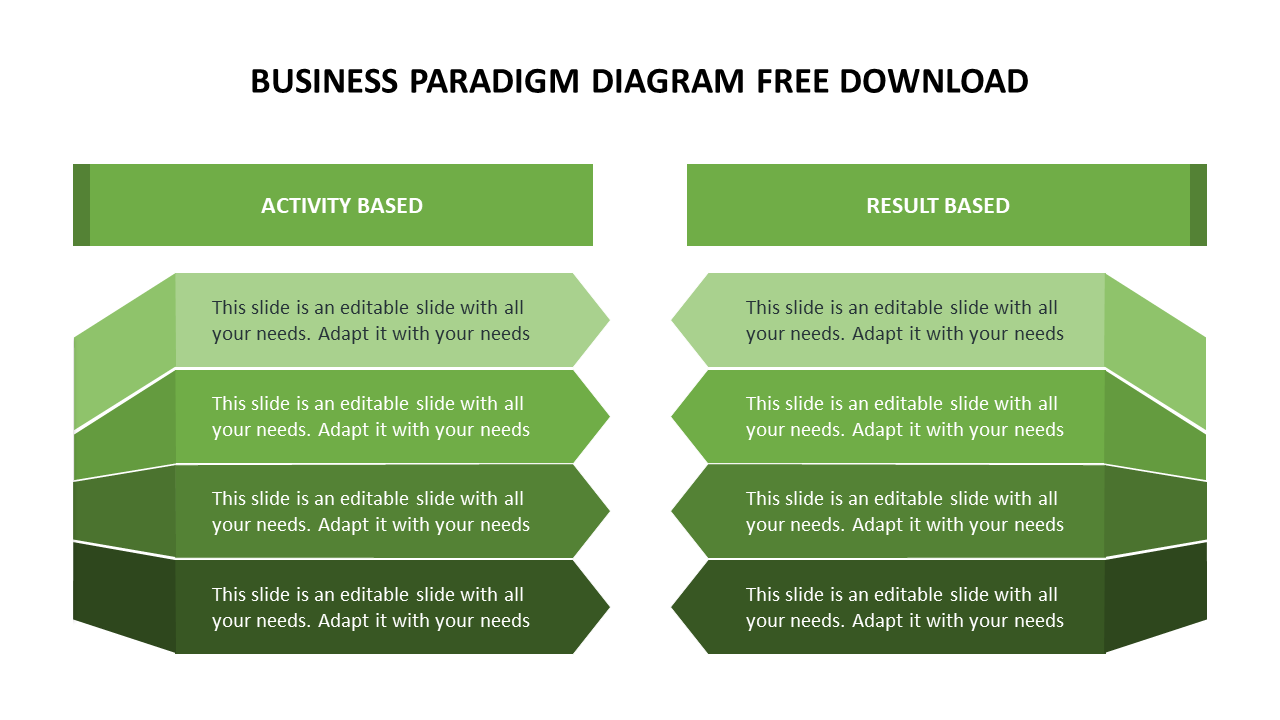 Business Paradigm Diagram Download For Presentation