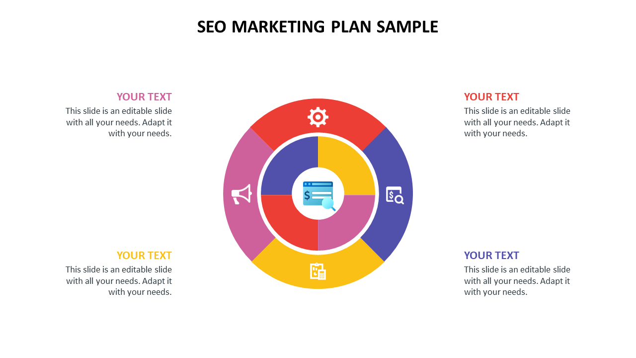 Amazing SEO Marketing Plan Sample Templates-4 Node