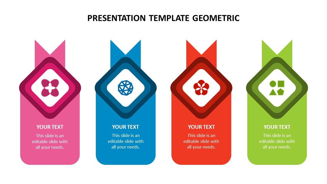 Best Presentation Template Geometric PowerPoint Slides