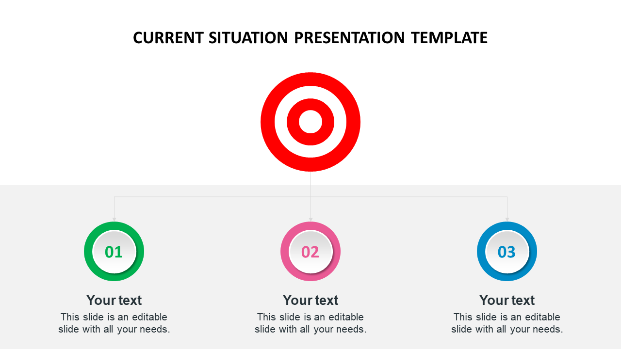 Current Situation Presentation Template-Three Node