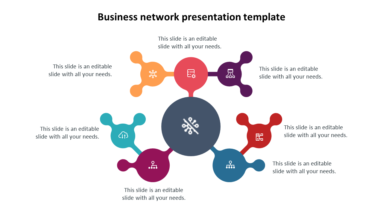 Multicolor Business Network Presentation Template