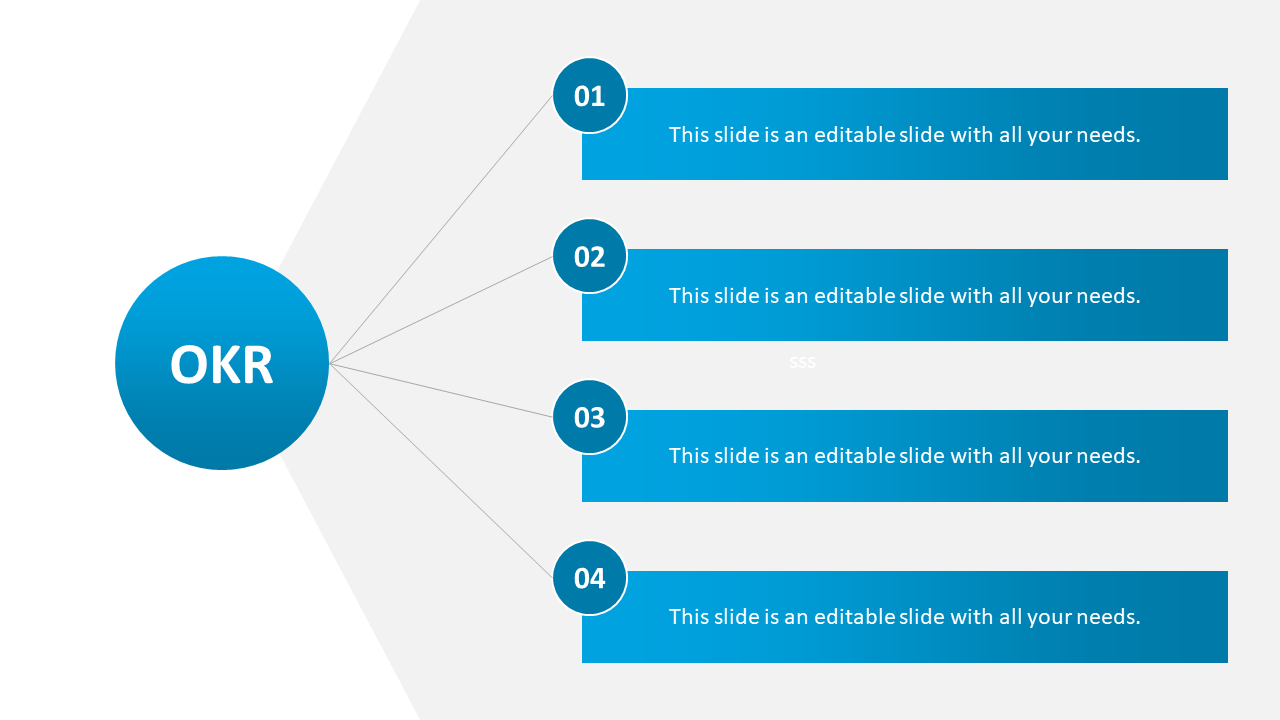 Effective Presentation Slide Design OKR-Four Nodes