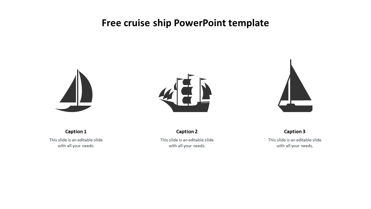 Free Cruise Ship PowerPoint Template Presentations