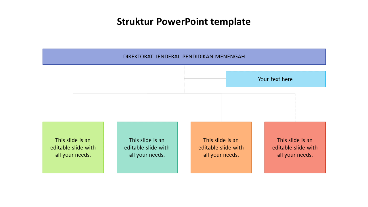 Impressive Struktur PowerPoint Template Presentation