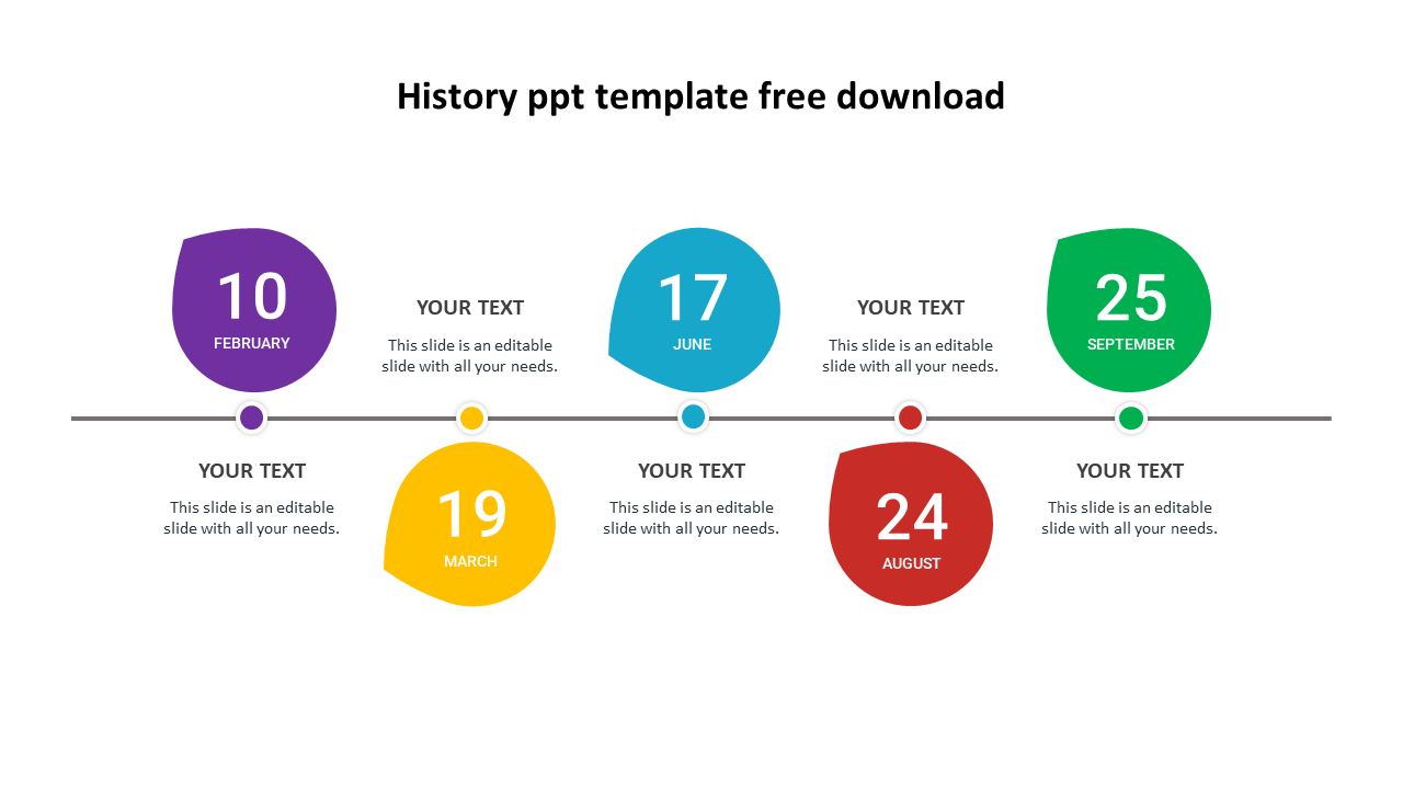 Shop Editable History PPT Templates Free Download Design