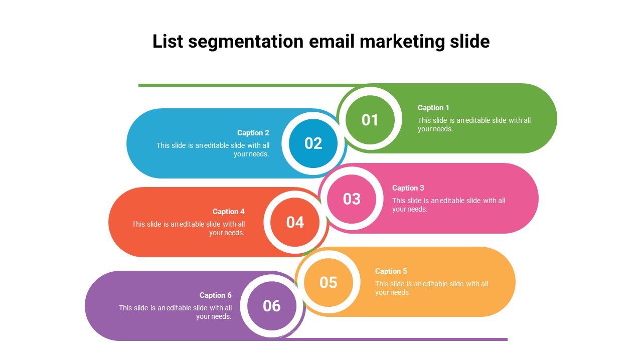 Awesome list segmentation email marketing slide