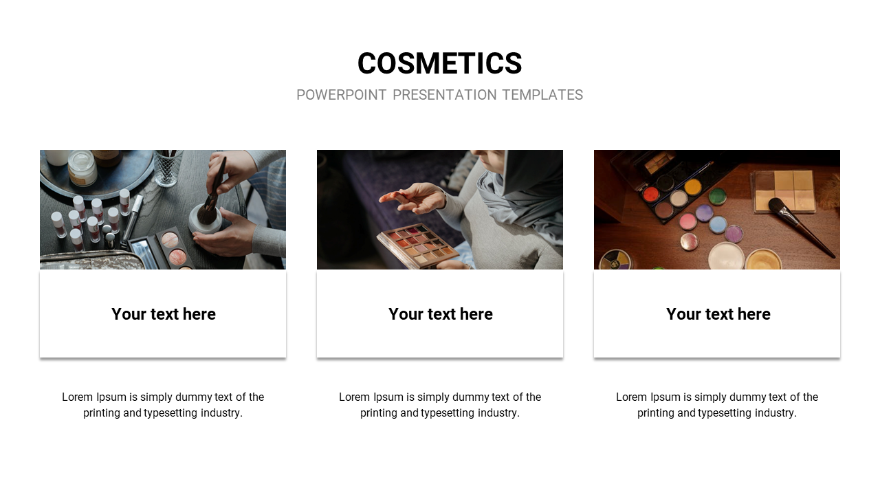 Best Cosmetics PowerPoint Presentation Templates